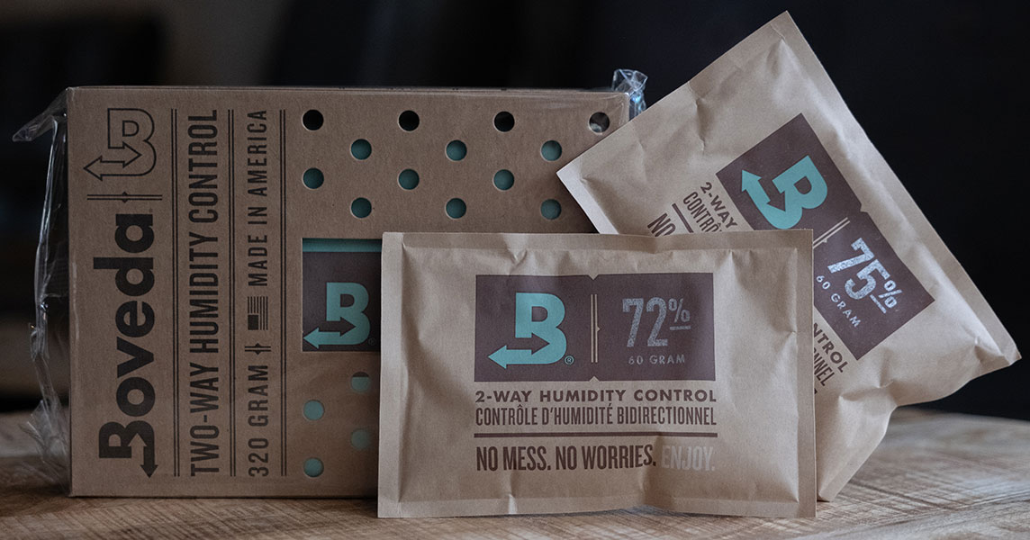 Boveda - perfekte Befeuchtung deiner Zigarren im Humidor