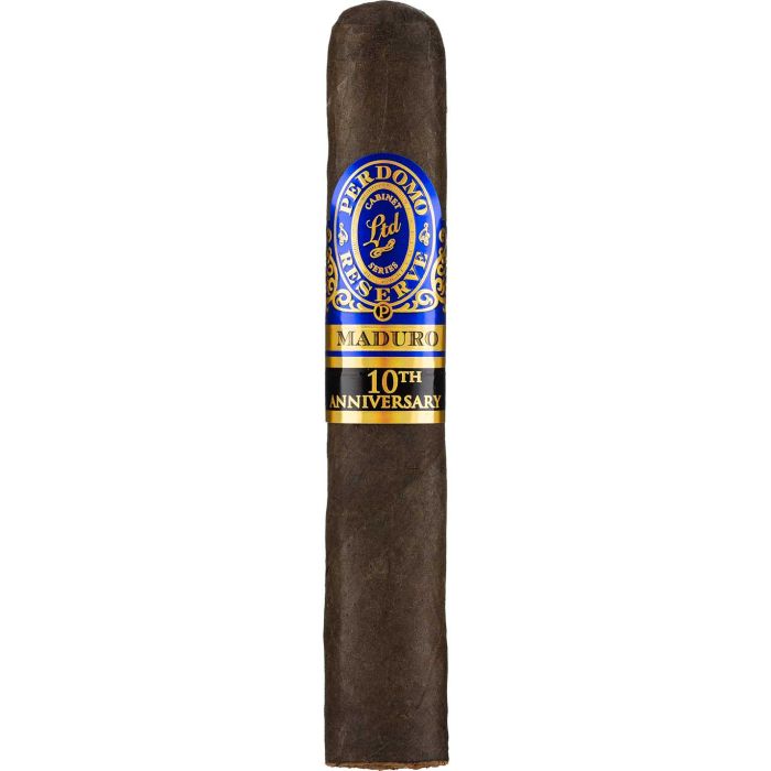 Perdomo Reserve 10th Anniversary Box-Pressed Maduro Super Toro main product photo