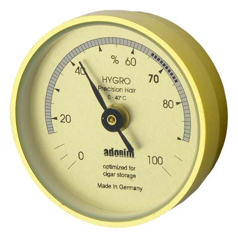 Adorini Haarhygrometer Gold