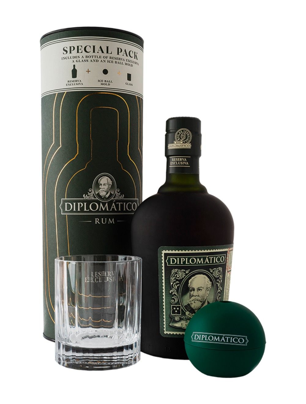 Diplomatico Reserva Exclusiva Iceball & Glass