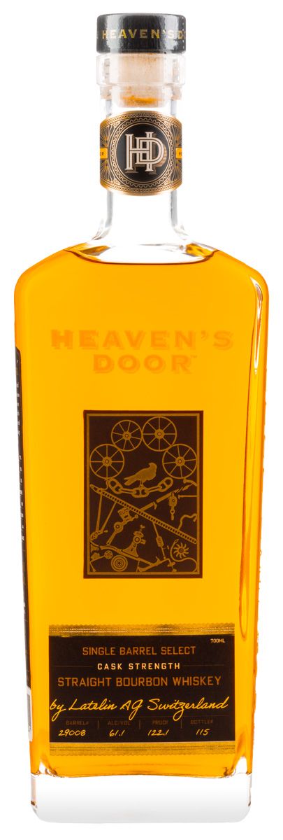 Heaven’s Door Lateltin Single Barrel BOURBON – 5 years