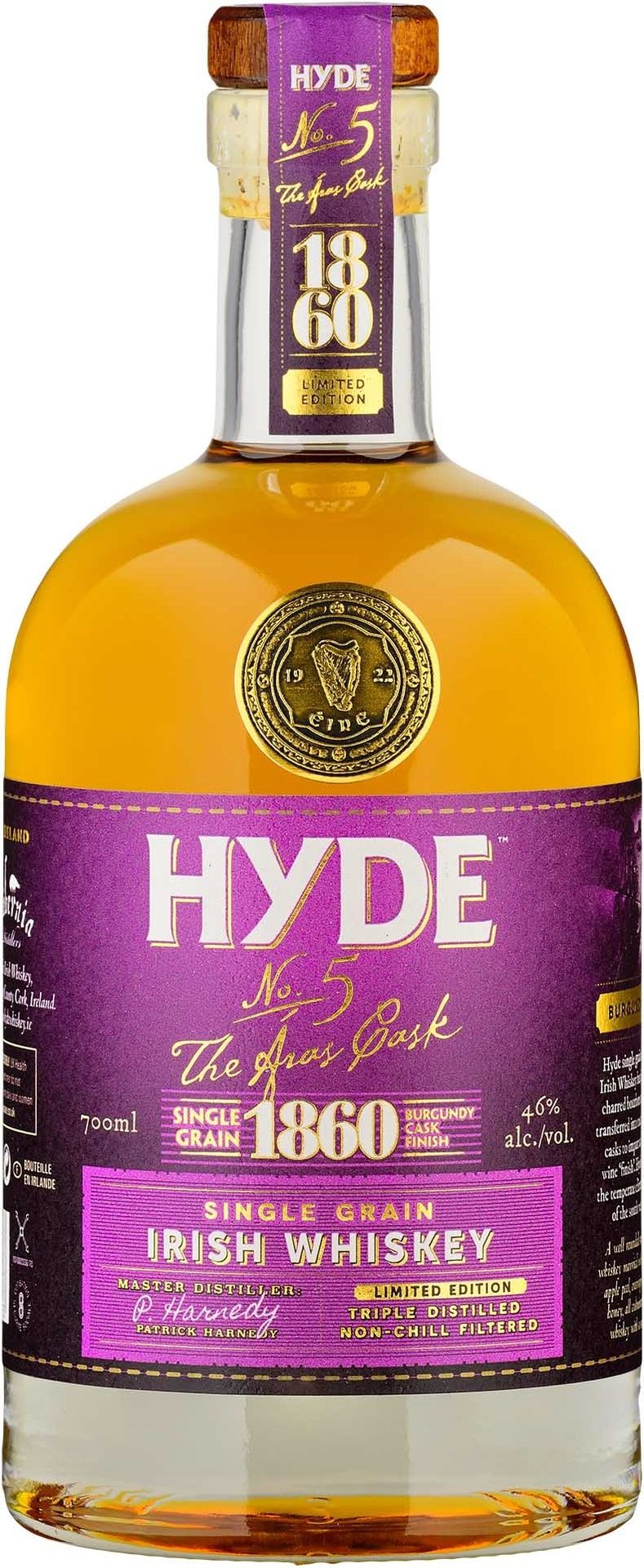Hyde No 5 The Aras Cask Burgundy Finish