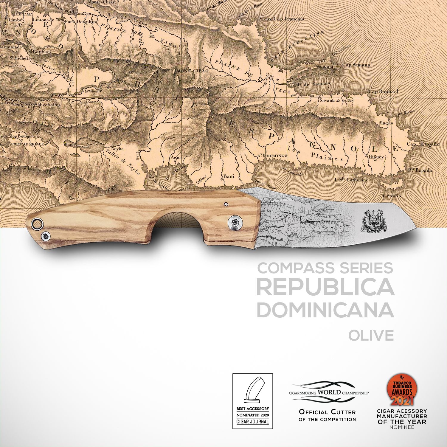 Le Petit Zigarrenmesser Compass Dominican Republic