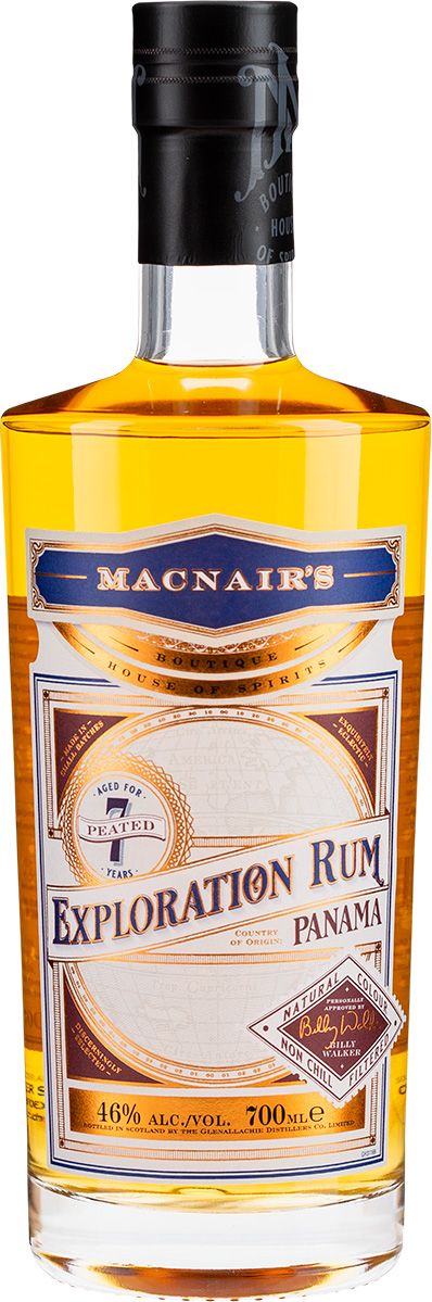 MacNair's Exploration Rum Panama 7 years Peated