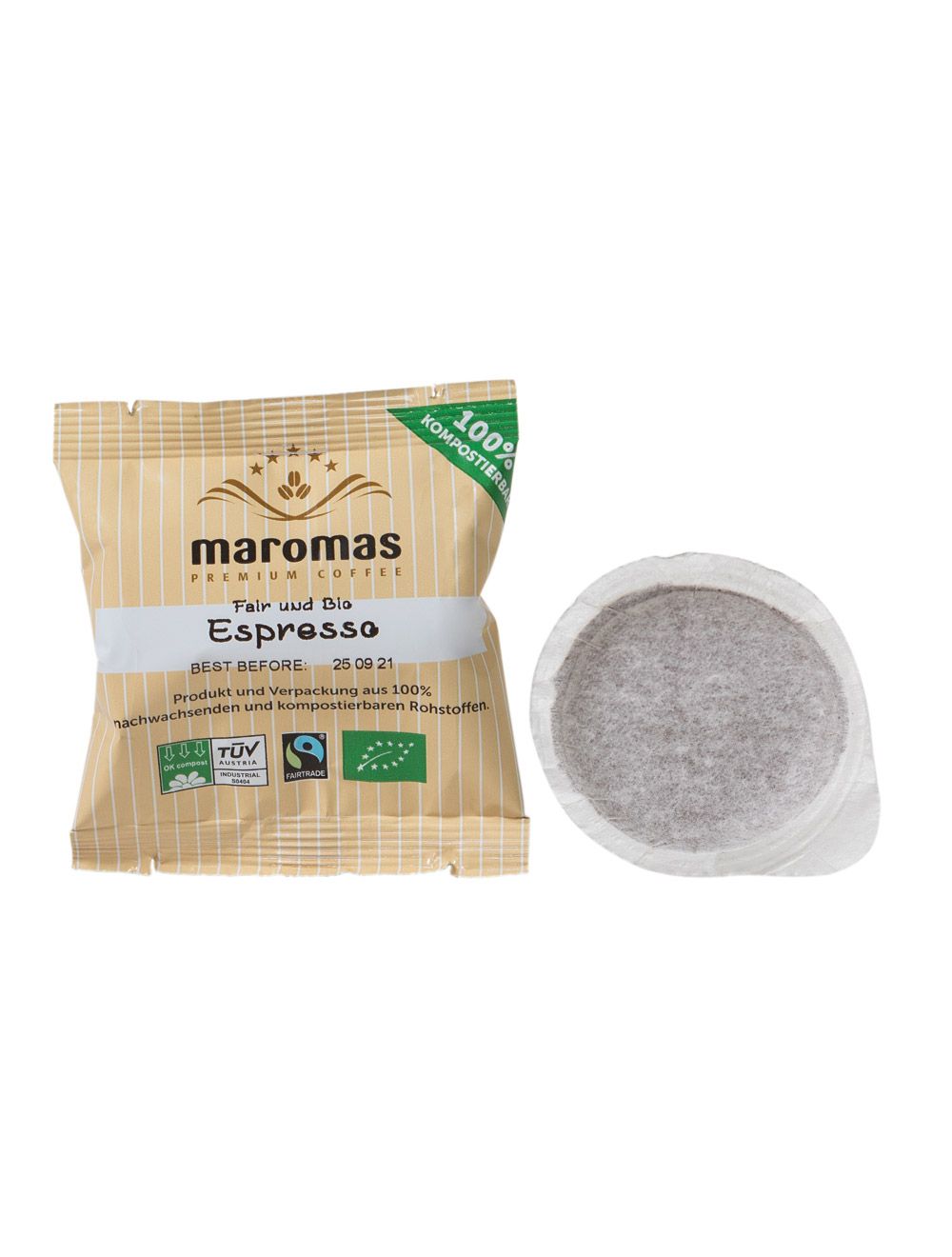 Maromas Bio & Fair Espresso E.S.E. Pads