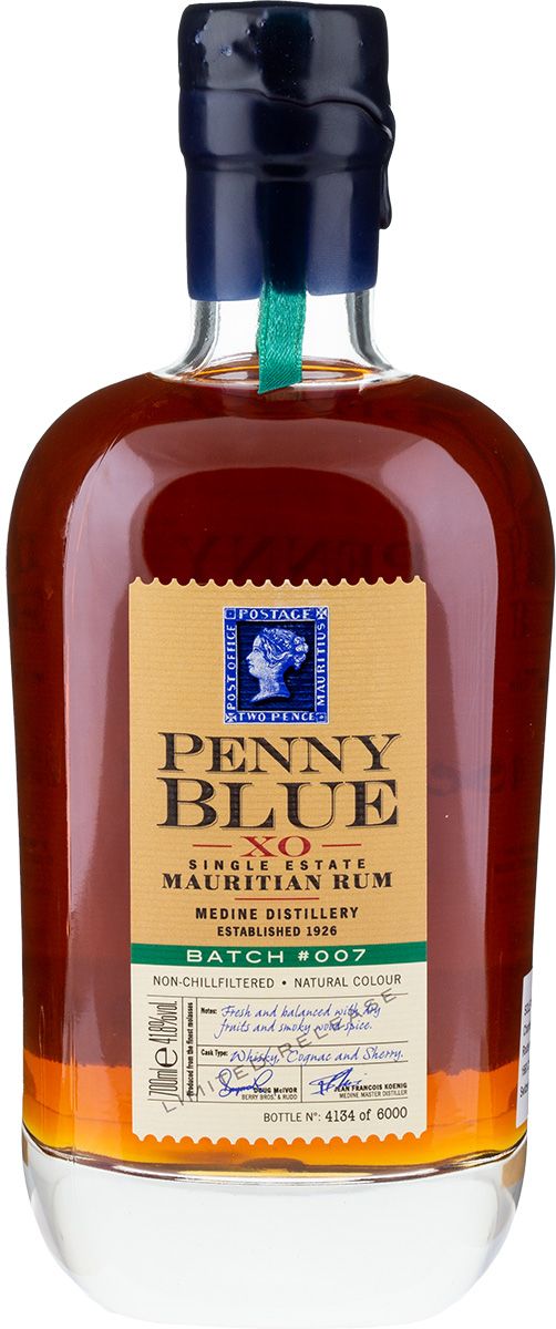Penny Blue XO Single Estate Mauritian Rum Batch #007