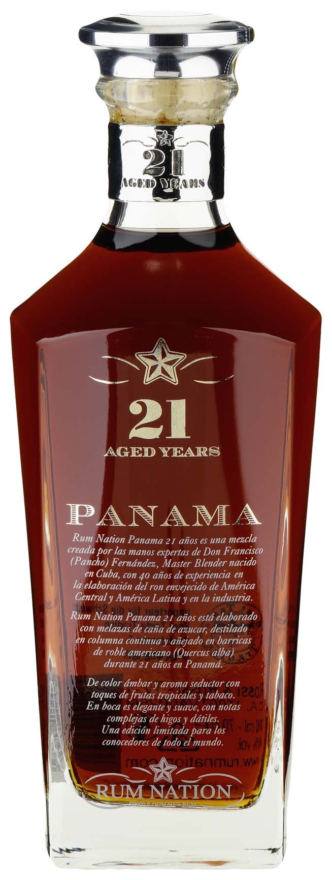 Rum Nation Panama 21YO