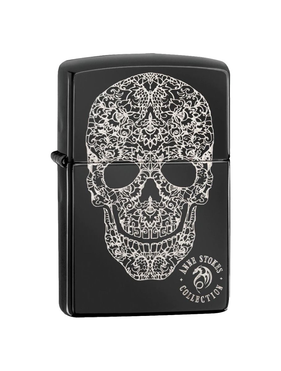 Zippo Anne Stokes Skull Head