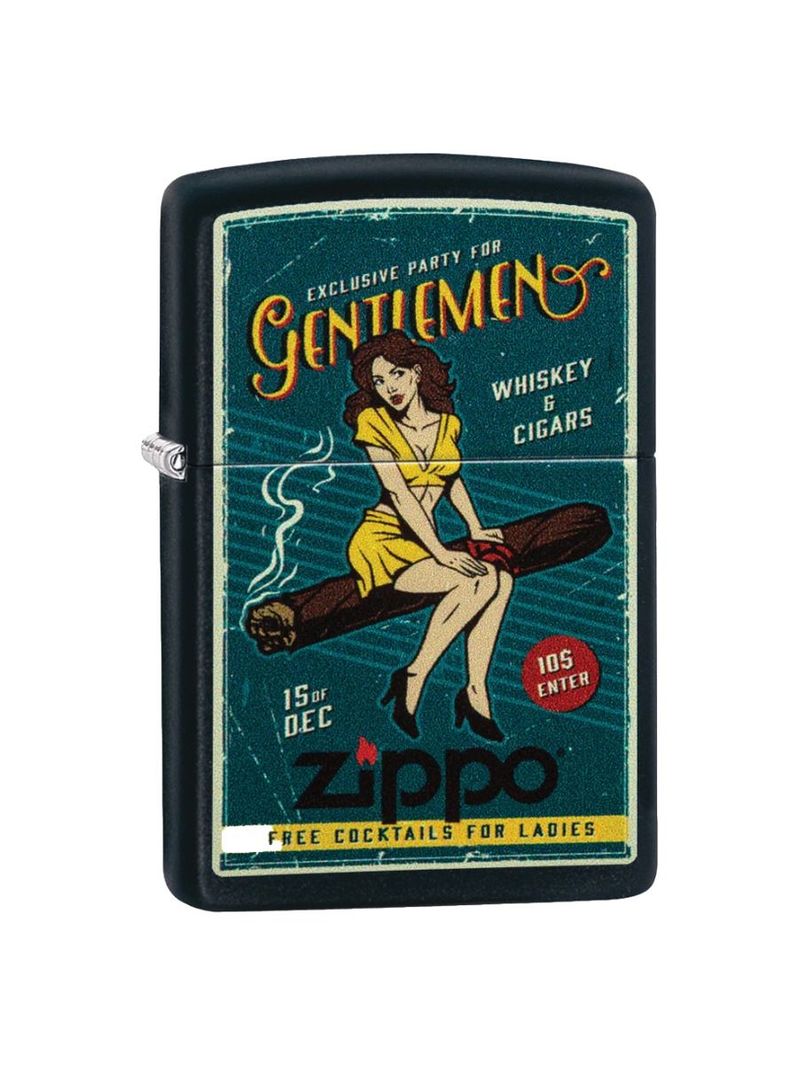 Zippo Cigar Girl Design