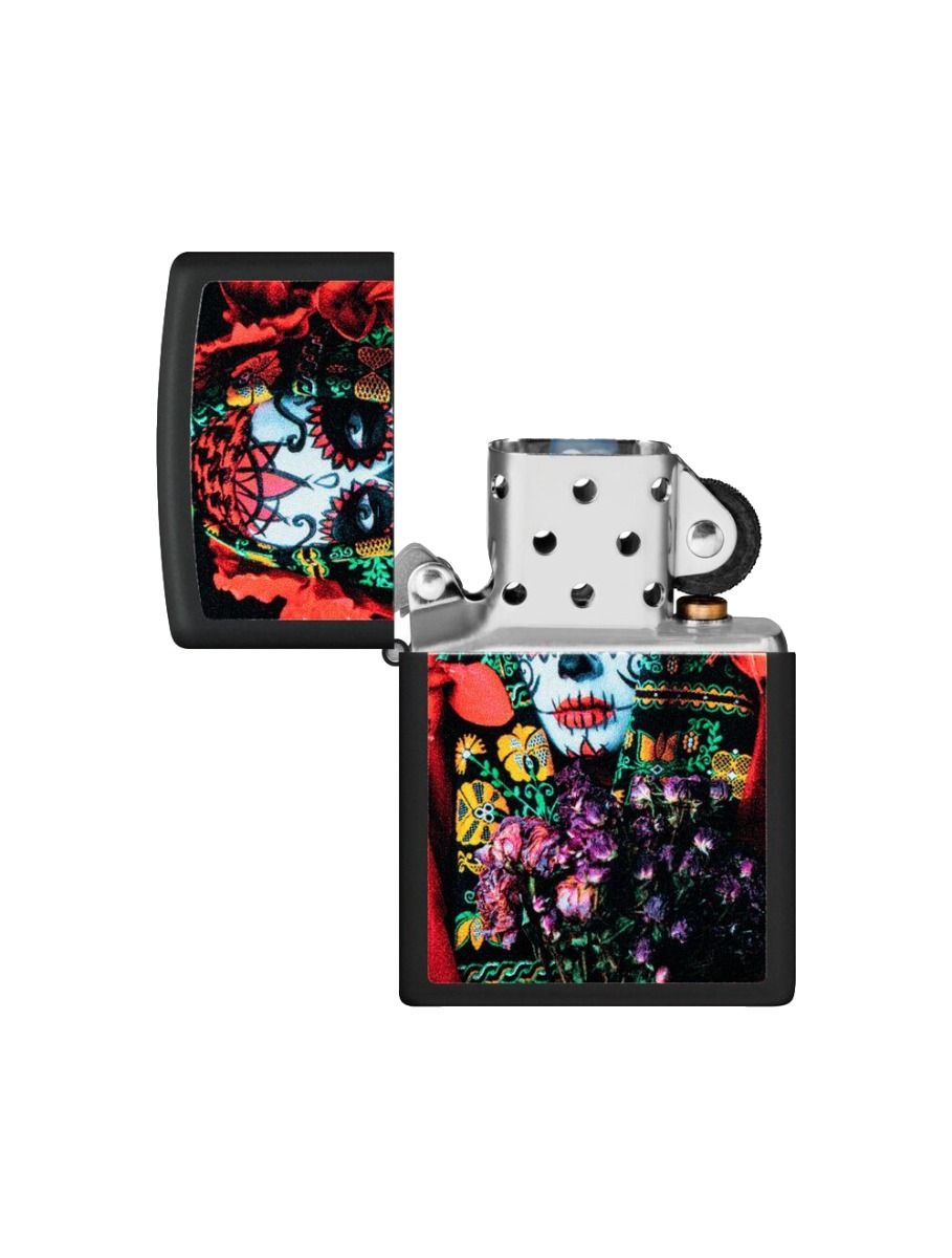 Zippo Skull Black Light