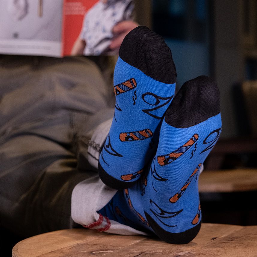 ZO Zigarren Socken-The Blue