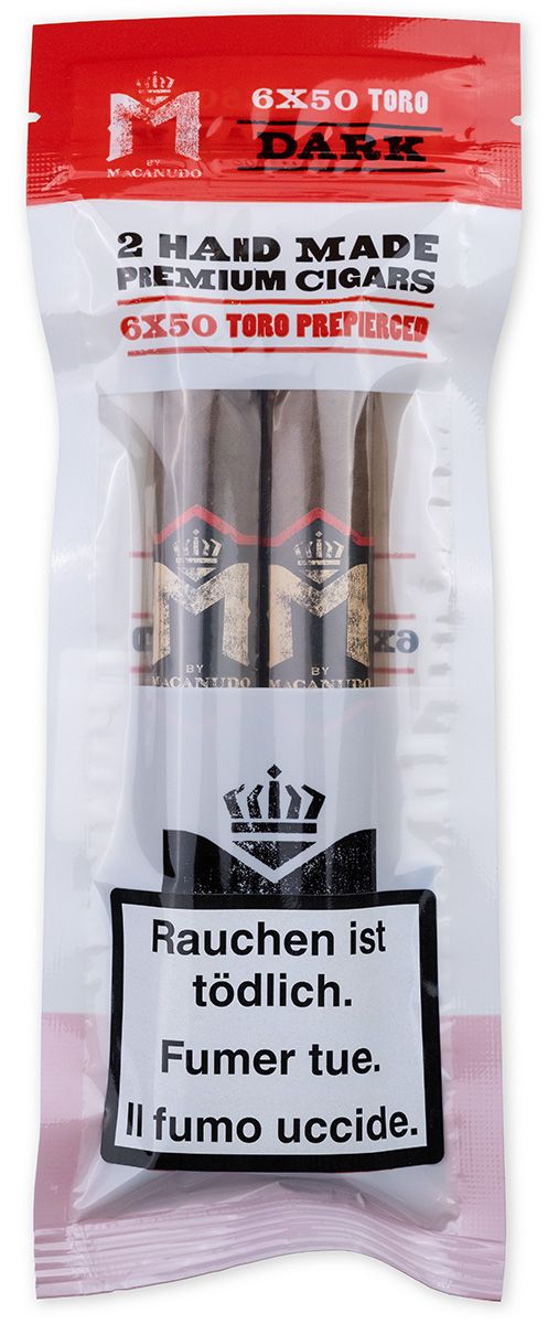 Macanudo M by Macanudo Dark Toro Fresh Pack
