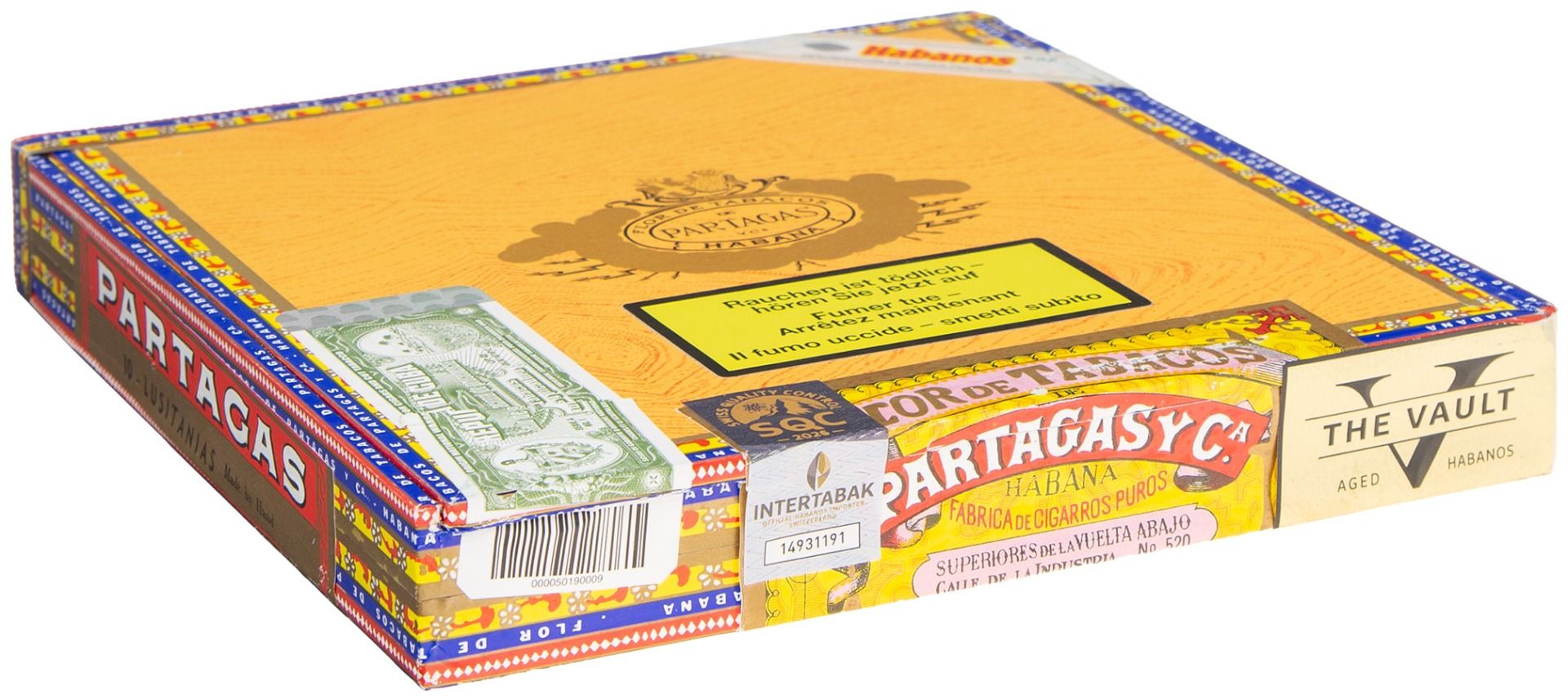 Partagas Lusitanias - The Vault