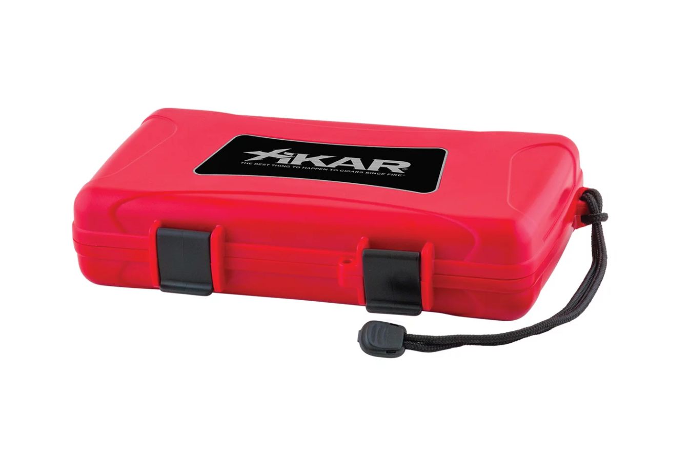 Xikar Reisehumidor 5er Rot