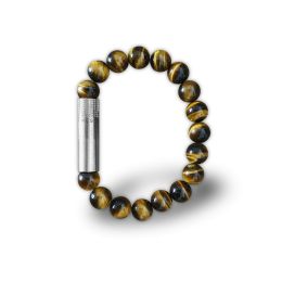 Les Fines Lames Punch Bracelet Solo Tiger Eye