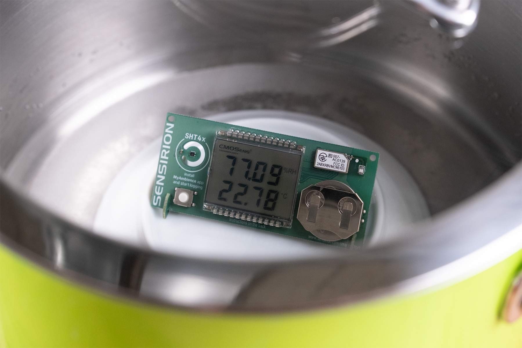 Hygrometer_kalibrieren_Pfanne