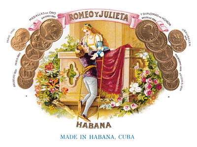 Logo Romeo y Julieta Zigarren
