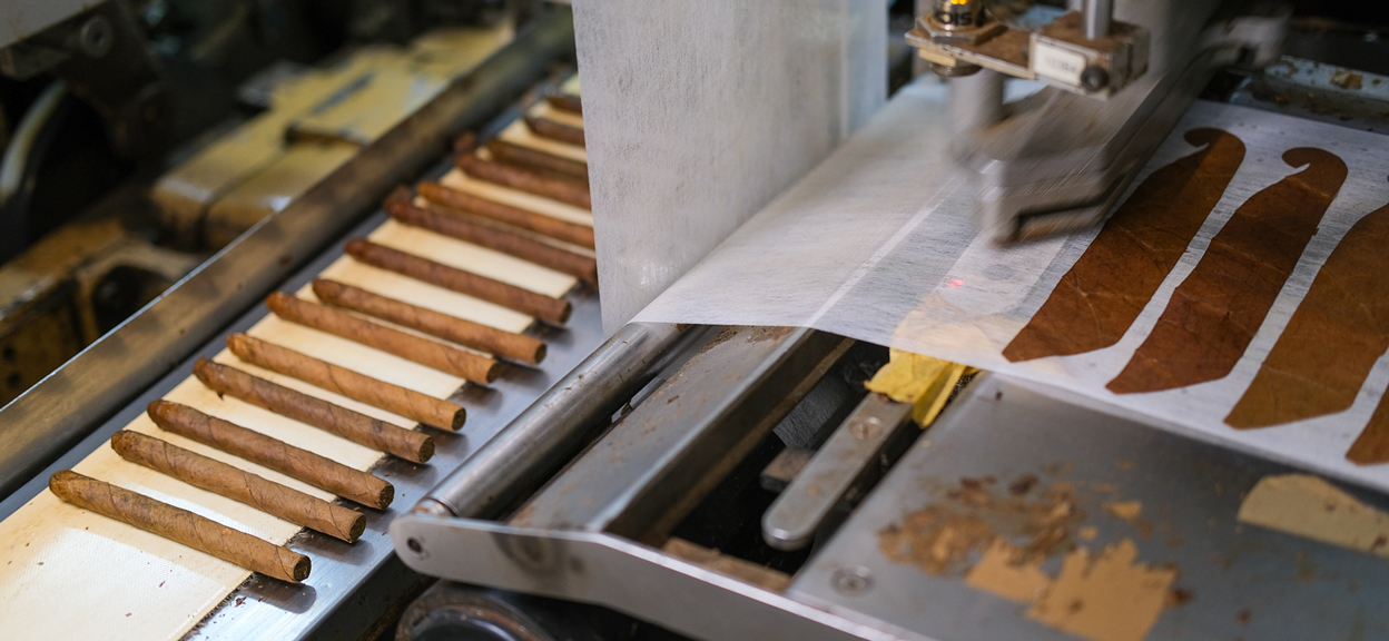 Maschinell hergestellte Zigarren